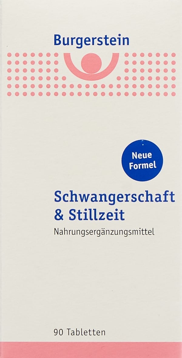 PICFRONT BURGERSTEIN Schwangerschaft&Stillzeit Tabl 90 Stk