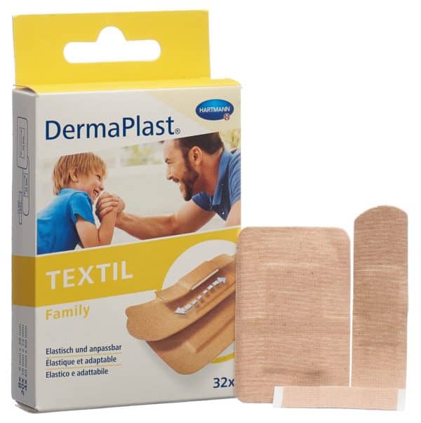 PICFRONT3DPLUS DERMAPLAST Textil Family Strips ass 32 Stk