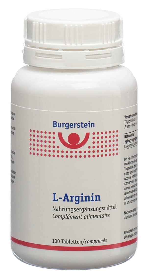 PICFRONT3D BURGERSTEIN L-Arginin Tabl 100 Stk