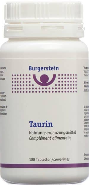 BURGERSTEIN Taurin Tabl 100 Stk