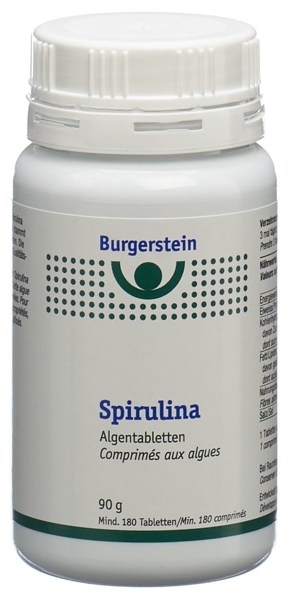 PICFRONT3D BURGERSTEIN Spirulina Tabl Ds 180 Stk