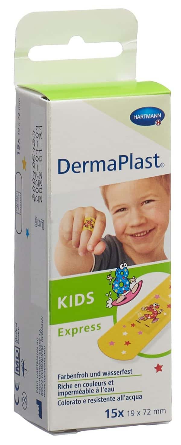 PICFRONT3D DERMAPLAST Kids Express Strips 19x72mm 15 Stk