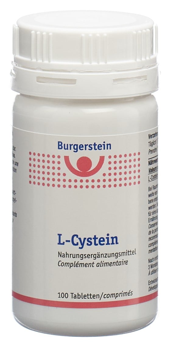 PICFRONT3D BURGERSTEIN L-Cystein Tabl Ds 100 Stk