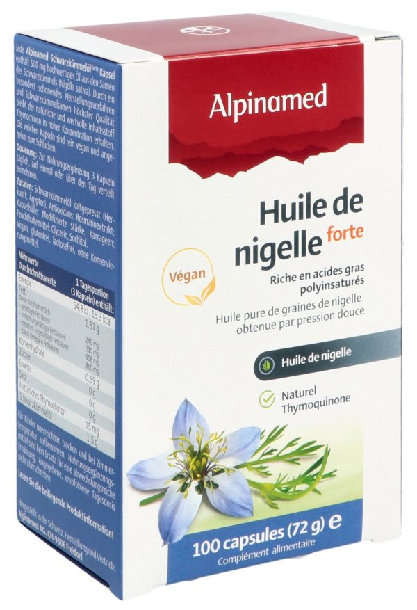 ALPINAMED Schwarzkümmelöl Weichkaps forte 100 Stk