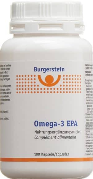 BURGERSTEIN Omega 3-EPA Weichkaps Ds 100 Stk