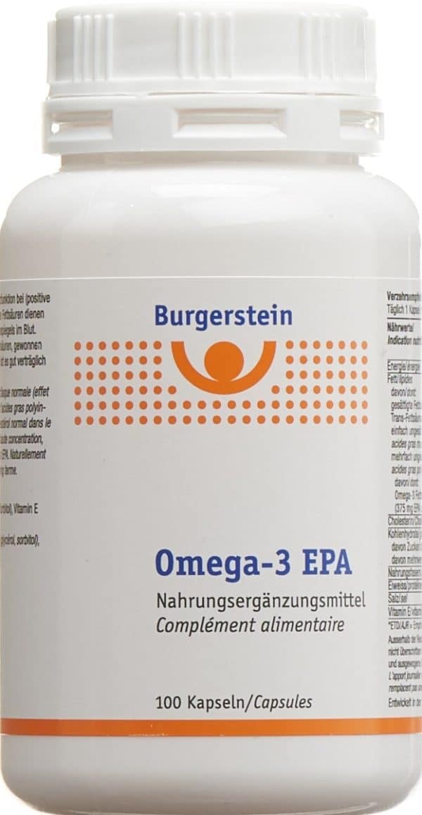 PICFRONT BURGERSTEIN Omega 3-EPA Weichkaps Ds 100 Stk