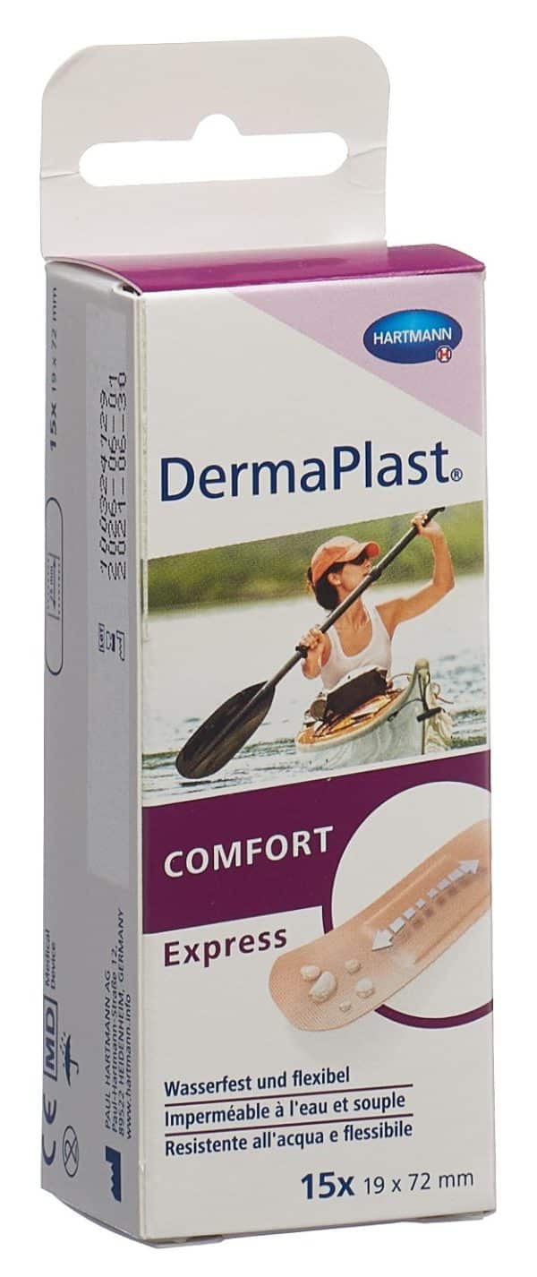 PICFRONT3D DERMAPLAST Comfort Express Strips 19x72mm 15 Stk
