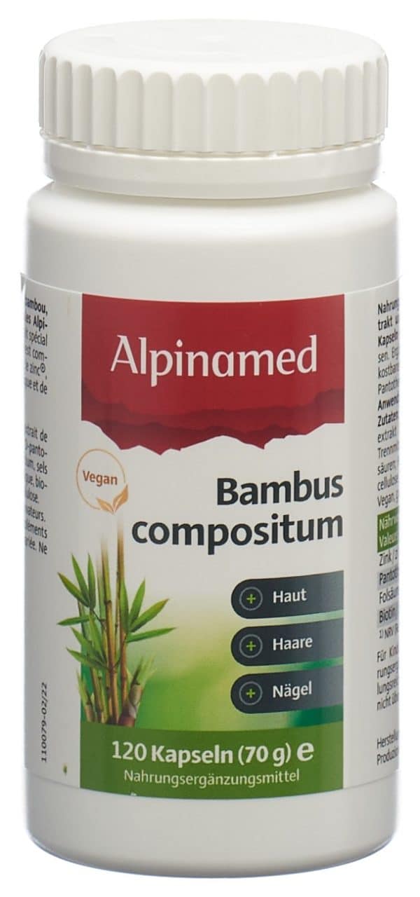 PICFRONT3D ALPINAMED Bambus compositum Kaps 120 Stk