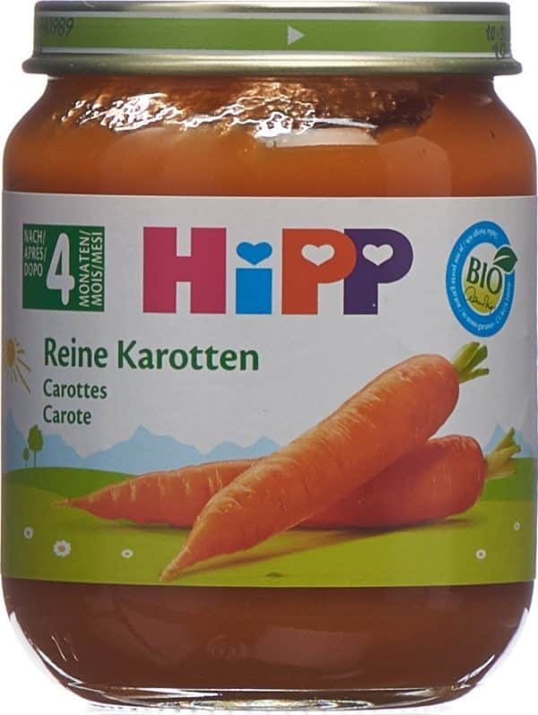 PICFRONT HIPP Reine Karotten Glas 125 g