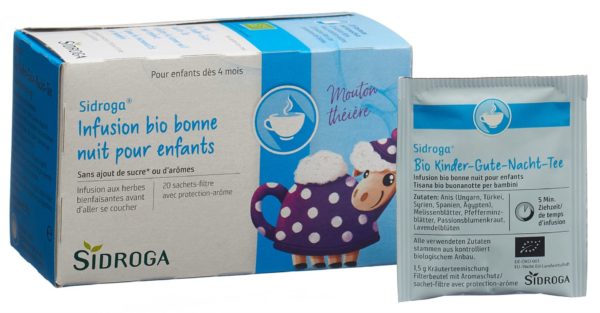 PICBACK3DPLUS SIDROGA Kinder-Gute-Nacht-Tee 20 Btl 1.5 g