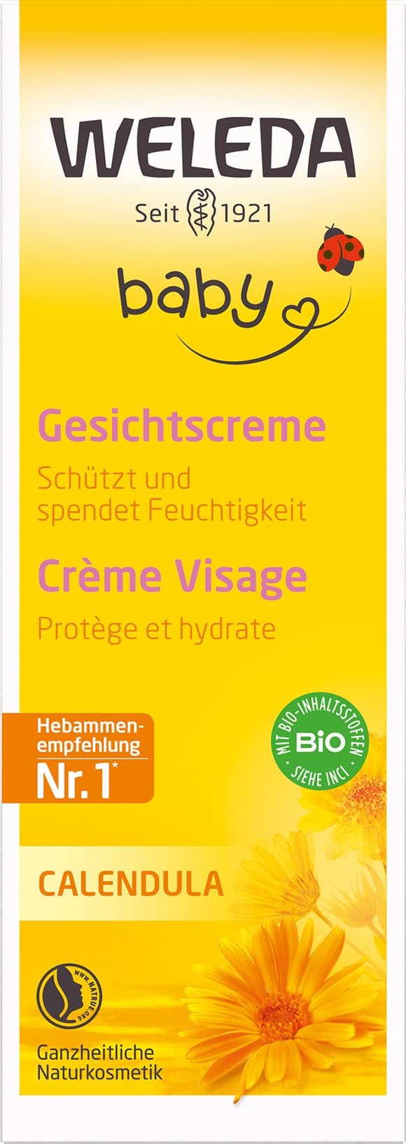 PICFRONT3D WELEDA BABY Gesichtscreme Calendula Tb 50 ml