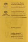 WHO Impfausweis international gelb