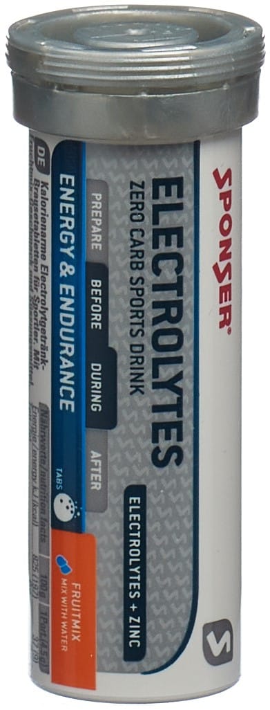 SPONSER Electrolytes Tabs Fruit Mix 10 Stk