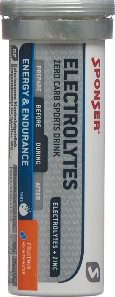 SPONSER Electrolytes Tabs Fruit Mix 10 Stk