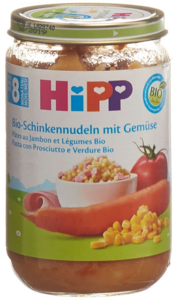 HIPP Bio-Schinkennudeln m Gemüse 8M 220 g