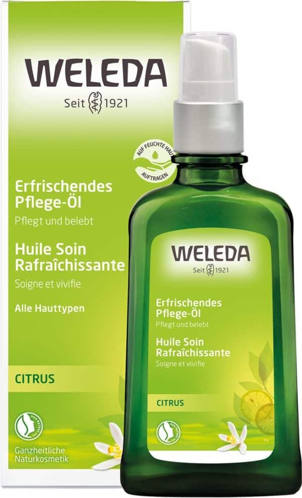 PICFRONT3DPLUS WELEDA Pflege-Öl erfrischend Citrus 100 ml