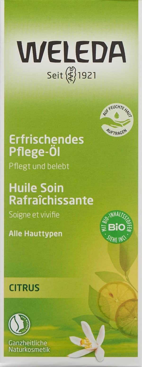 PICFRONT WELEDA Pflege-Öl erfrischend Citrus 100 ml