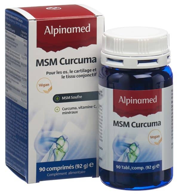 ALPINAMED MSM Curcuma Tabl Ds 90 Stk