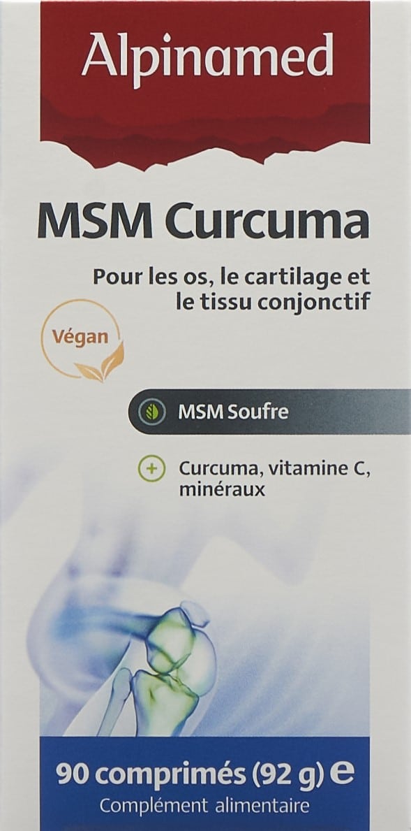 ALPINAMED MSM Curcuma Tabl Ds 90 Stk