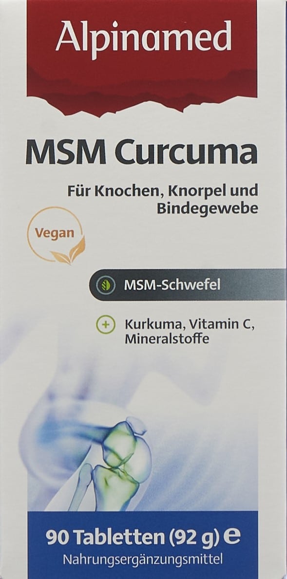ALPINAMED MSM Curcuma Tabl Ds 90 Stk