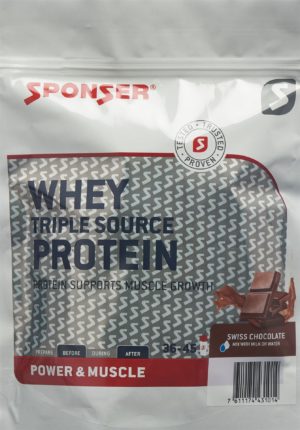 SPONSER Whey Triple Source Protein Chocolate 500 g