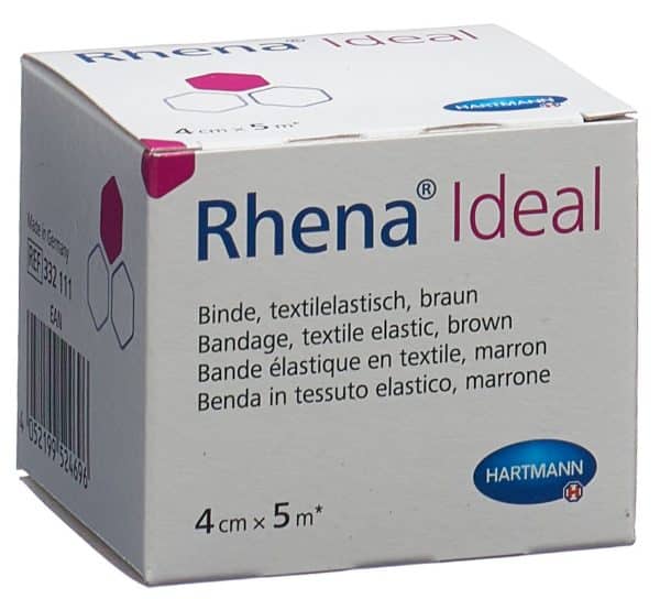 RHENA Ideal Elastische Binde 4cmx5m hautf