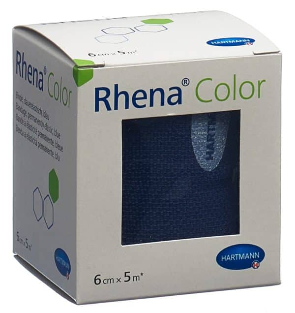 PICFRONT3D RHENA Color Elastische Binden 6cmx5m blau