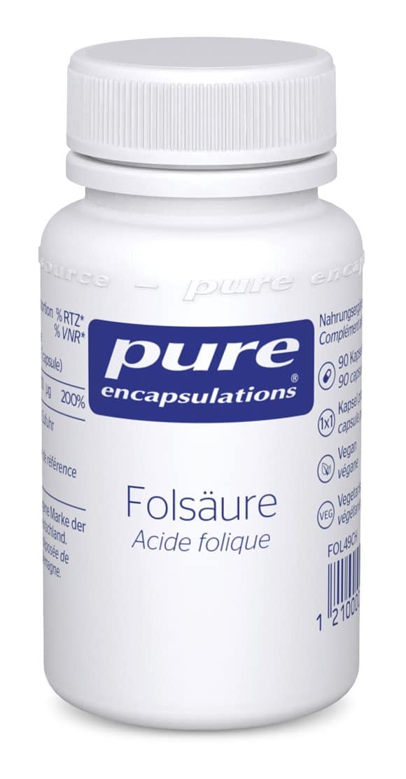 PURE Folsäure Kaps Ds 90 Stk