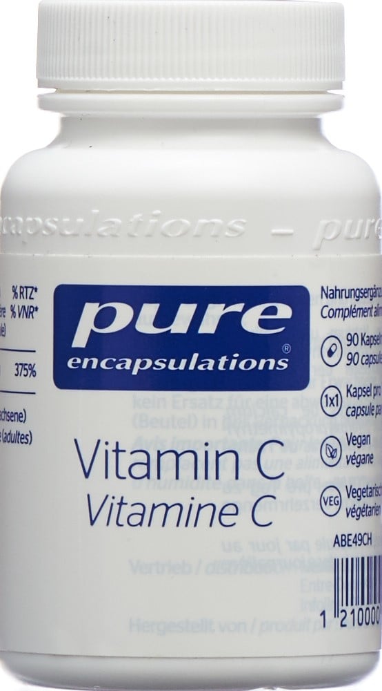 PURE Vitamin C Kaps Ds 90 Stk