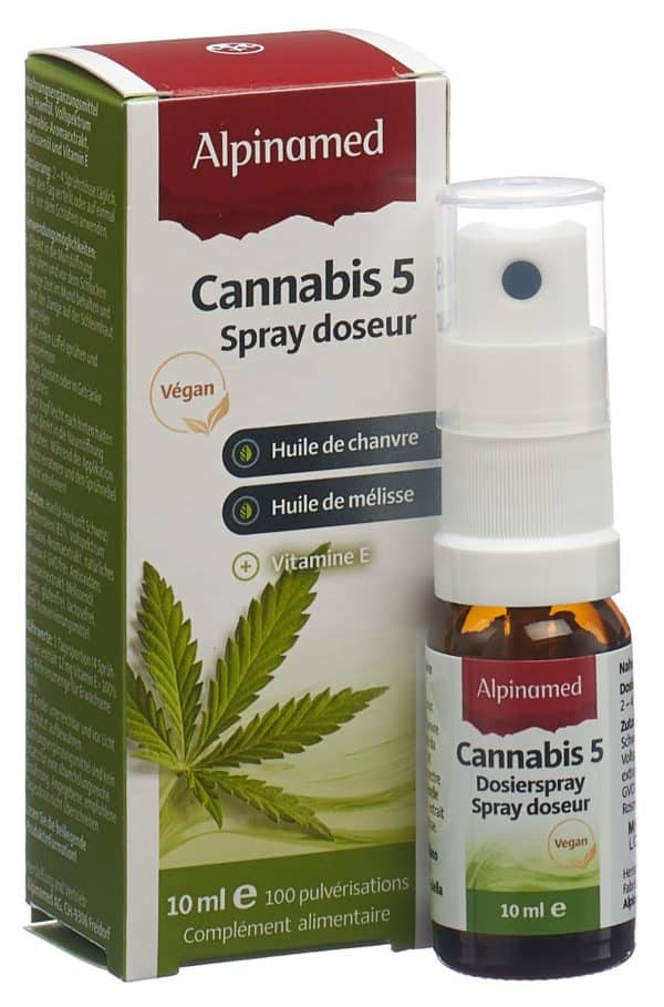 PICBACK3DPLUS ALPINAMED Cannabis 5 Dosierspr 10 ml