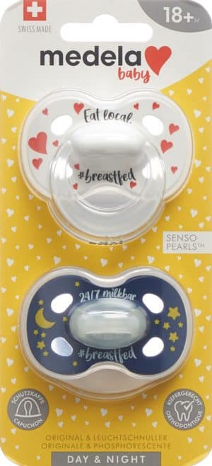 MEDELA Baby Nuggi Day&Night 18+ breastfed 2 Stk