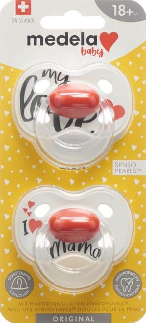 MEDELA Baby Nuggi Original 18+ Sig Love 2 Stk