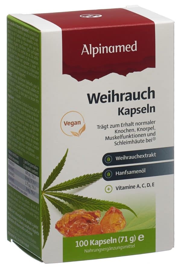 PICFRONT3D ALPINAMED Weihrauch Kaps 100 Stk