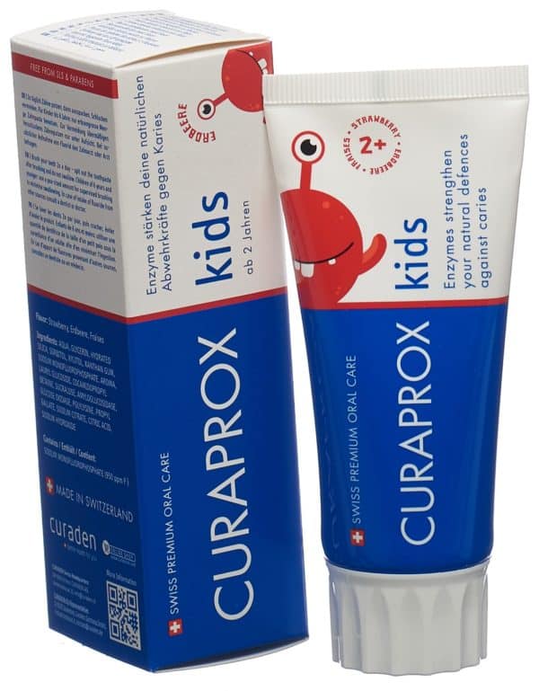 PICFRONT3DPLUS CURAPROX kids Kinderzahnp Erdbeere 950ppm F 60 ml