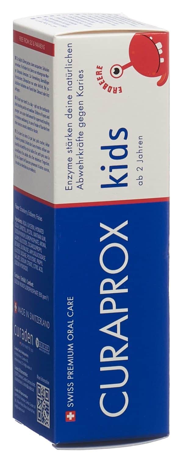 PICFRONT3D CURAPROX kids Kinderzahnp Erdbeere 950ppm F 60 ml