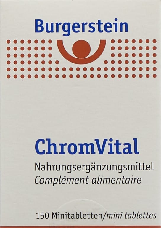PICFRONT BURGERSTEIN Chromvital Tabl Disp 150 Stk