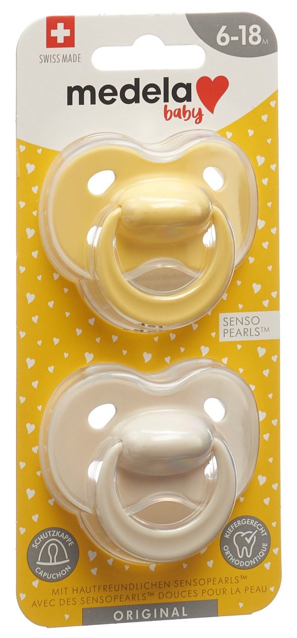 PICFRONT3D MEDELA Baby Nuggi Original 6-18 Pastel 2 Stk