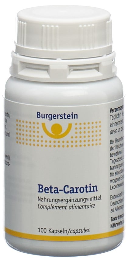 PICFRONT3D BURGERSTEIN Beta-Carotin Kaps Ds 100 Stk
