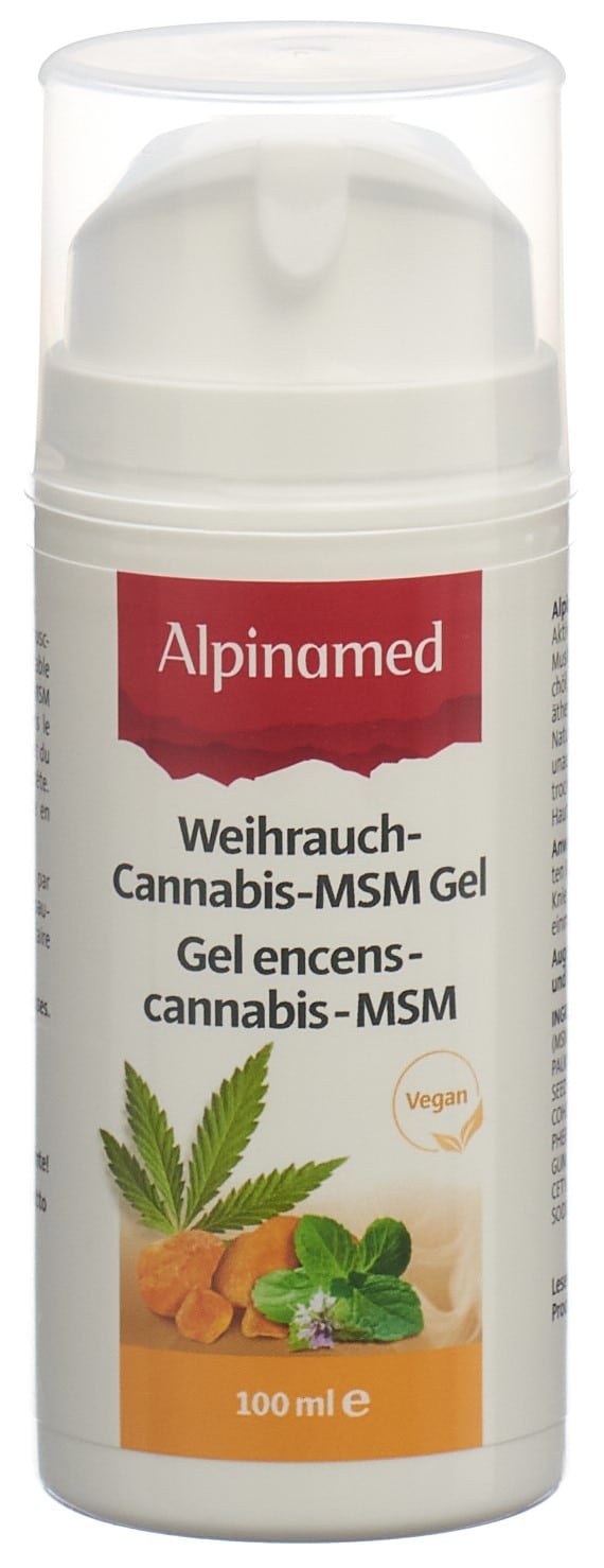 ALPINAMED Weihrauch Cannabis MSM Gel Disp 100 ml