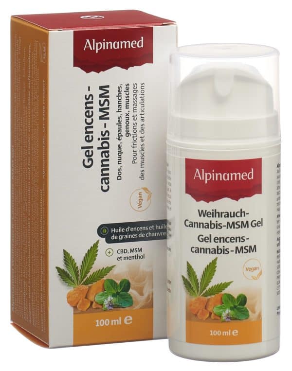 ALPINAMED Weihrauch Cannabis MSM Gel Disp 100 ml