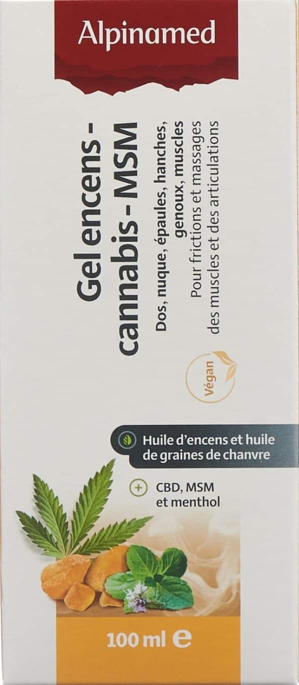 ALPINAMED Weihrauch Cannabis MSM Gel Disp 100 ml