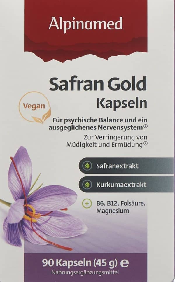 PICFRONT ALPINAMED Safran Gold Kaps 90 Stk