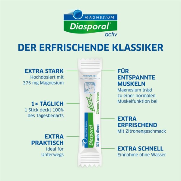 MARKETING MAGNESIUM DIASPORAL Activ Direct zitrone 60 Stk