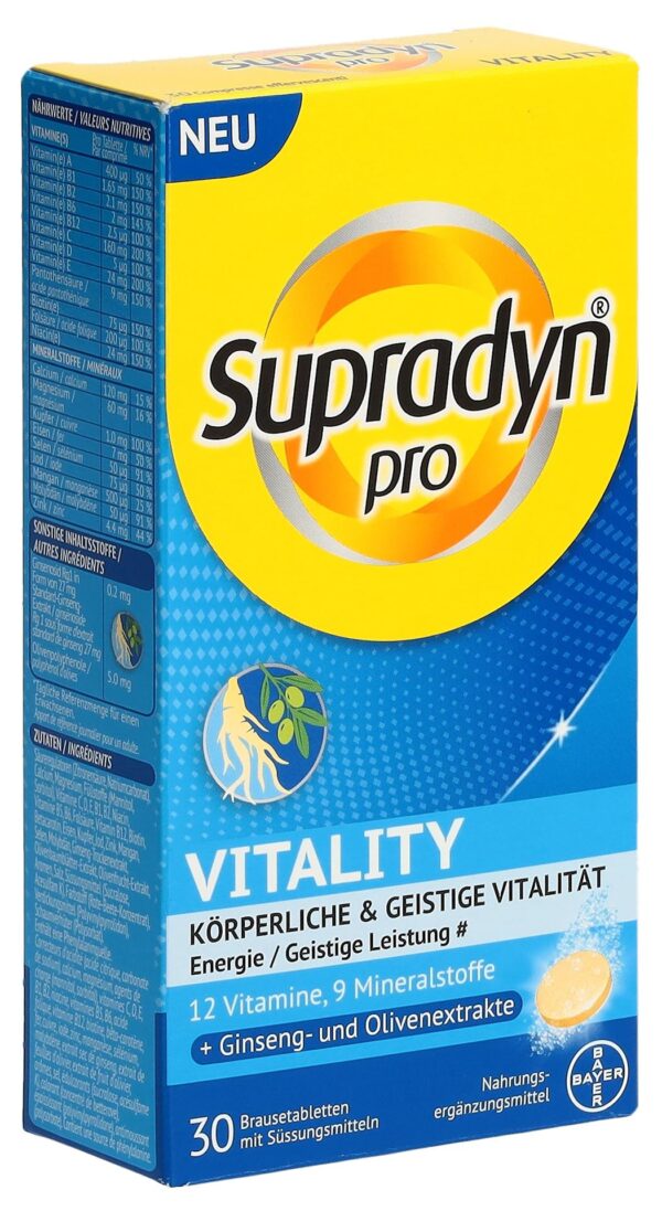 PICFRONT3D SUPRADYN pro Vitality Brausetabl 30 Stk