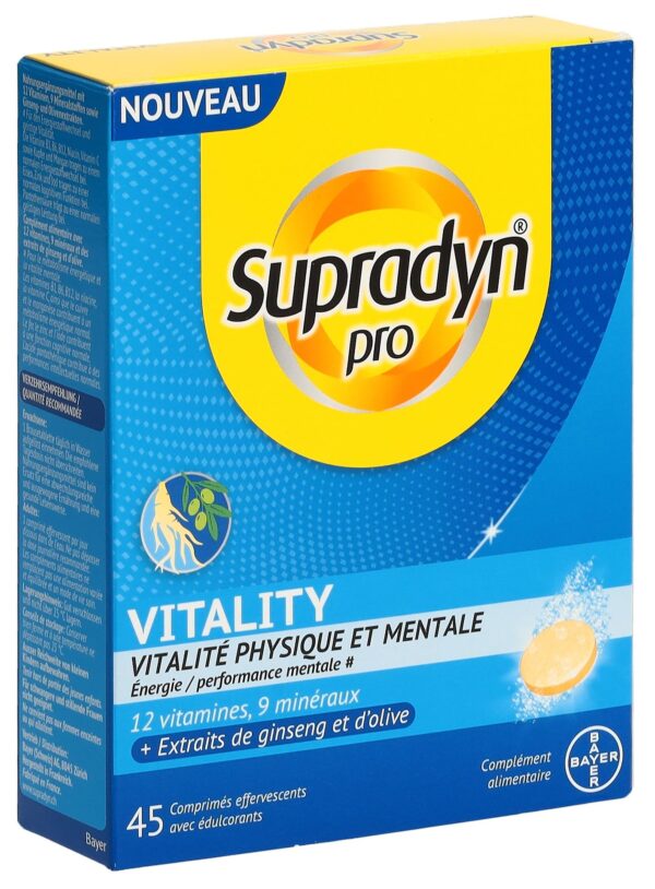 PICBACK3D SUPRADYN pro Vitality Brausetabl 45 Stk