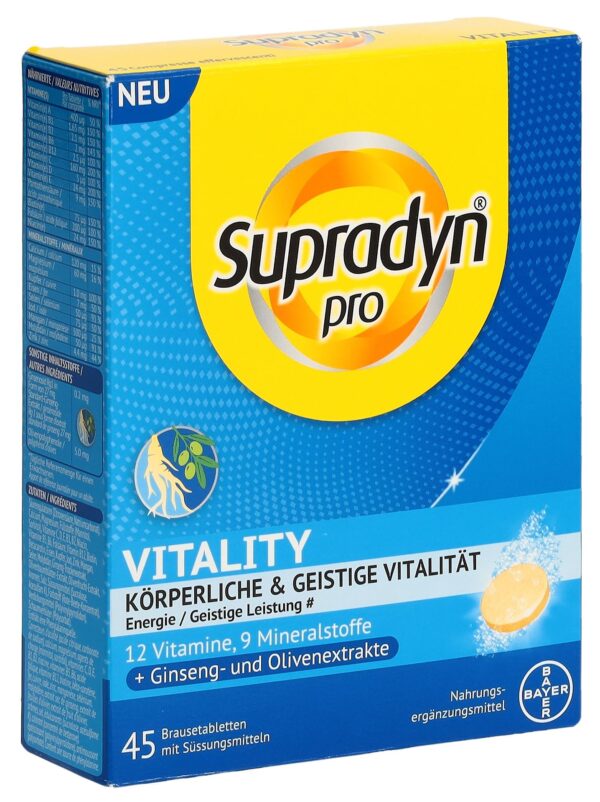 PICFRONT3D SUPRADYN pro Vitality Brausetabl 45 Stk