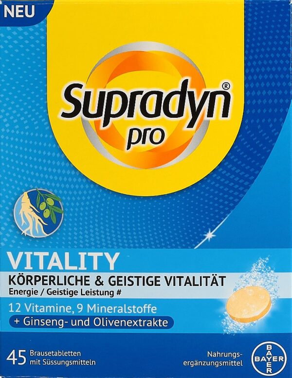 PICFRONT SUPRADYN pro Vitality Brausetabl 45 Stk