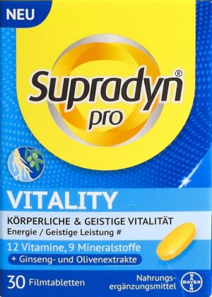 SUPRADYN pro Vitality Filmtabl Ds 30 Stk