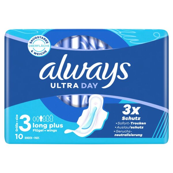 PICFRONT3D ALWAYS Ultra Binde Long Plus Flüg (n) 10 Stk