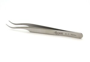 NIPPES Zeckenpinzette 12cm abgewinkelt Inox